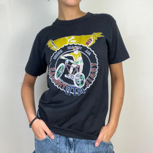 Vintage 1988 Puma Bikers Tee - Picture 1 of 4